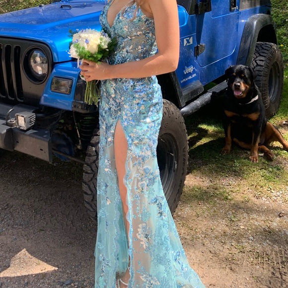 Jas Z prom dress size 4 - Picture 1 of 4